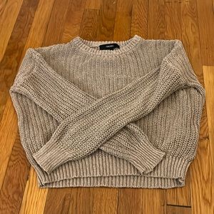 Forever 21 brown knit sweater